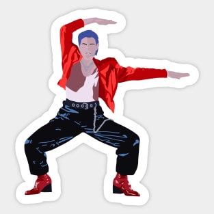 Minimal Dorian Electra Sticker